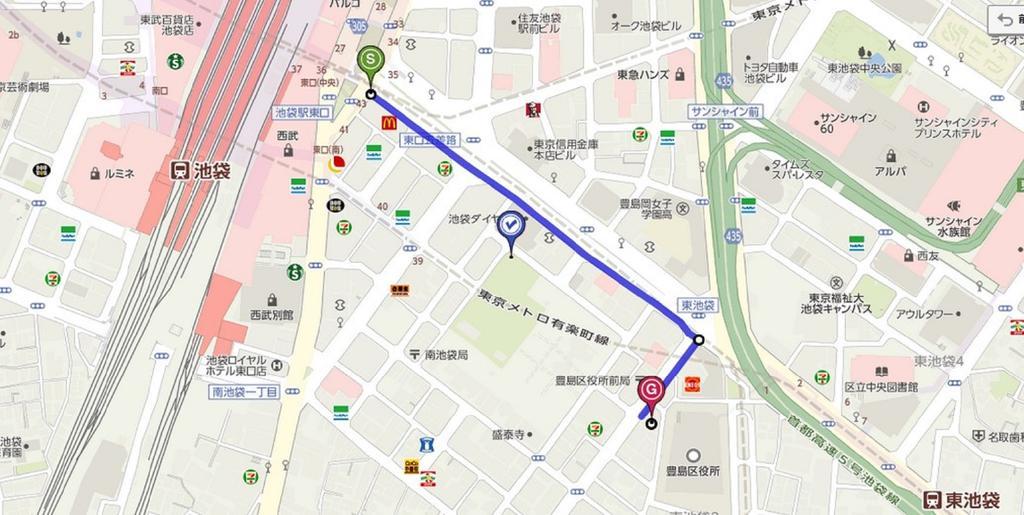 Ferienwohnung Sun Heights Ikebukuro Präfektur Tokio Exterior foto